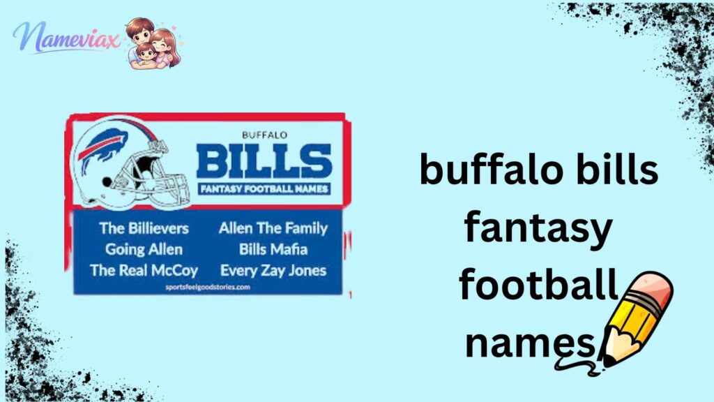 buffalo bills fantasy football names/