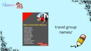 travel group names/