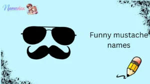 Funny mustache names